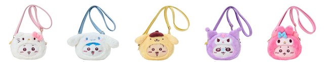 【ちいかわ×サンリオキャラクターズ】ポシェット（全5アイテム）各2,794円