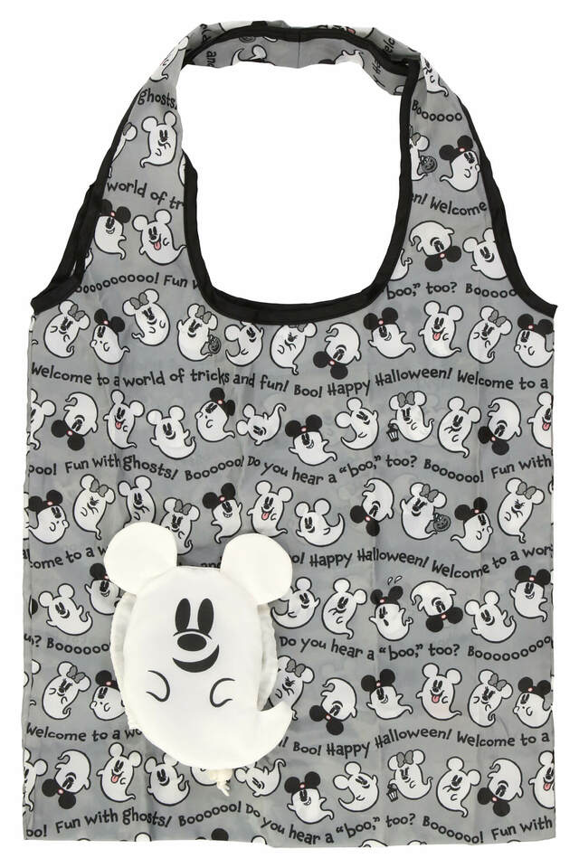 ポケッタブルバッグ 2,700円｜東京ディズニーリゾート「ディズニー・ハロウィーン」スペシャルグッズ｜販売店舗：東京ディズニーランド「ディズニー＆カンパニー」、東京ディズニーシー「スリーピーホエール・ショップ」｜発売日：2024年9月19日（木）