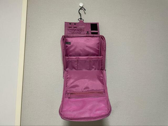 【ワークマン　あれこれまとまるガバッとポーチ】クローゼットや壁に吊り下げて使います