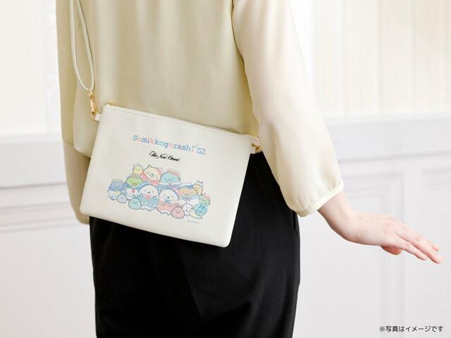 「オリジナルサコッシュ（230mm × 160mm）」【ホテルニューオータニ 【ホテルニューオータニの『すみっコぐらしスペシャルスイーツビュッフェ』】「各種スイーツ」【ホテルニューオータニ 【ホテルニューオータニの『すみっコぐらしスペシャルスイーツビュッフェ』】