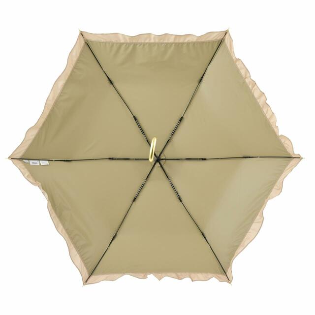 【Wpc.】ベル 日傘 折りたたみ式 晴雨兼用 フリル SHINY DAY 4,000円