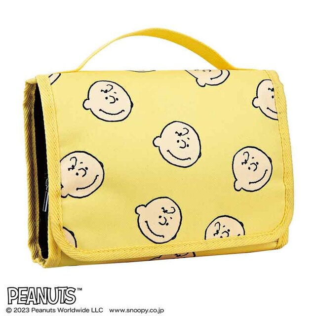 『sweet 2023年11月号増刊』PEANUTS [ピーナッツ]チャーリー・ブラウンのデザインのトラベルコスメポーチ　1,390円