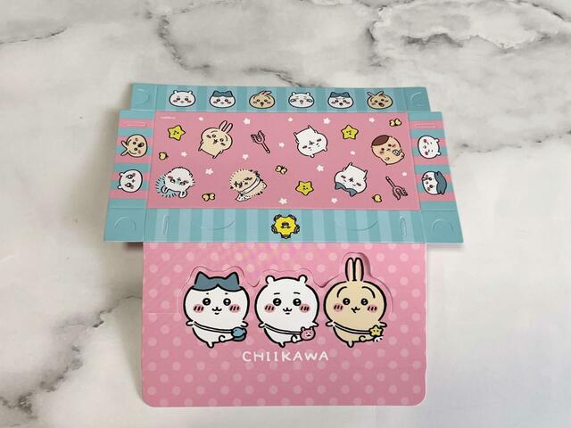 【おえかきぱふぇ　ちいかわスタンプ特大号付録】ボックスを組み立てていきましょう！