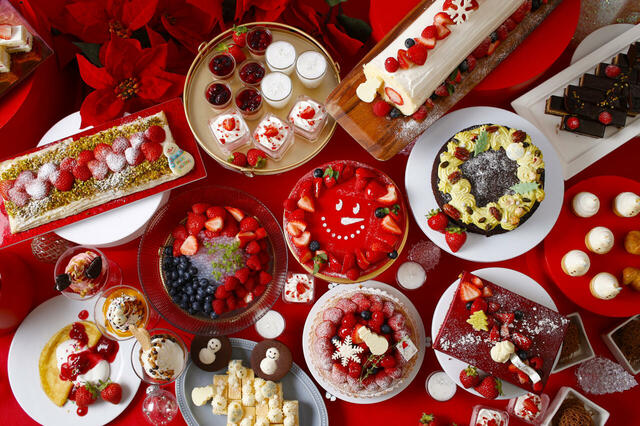 「フェスティブストロベリースイーツブッフェ ～スノーマンワンダーランド～」＜期間：2025年11月10日～12月25日＞【真っ赤に艶めくいちごや可愛いスノーマンがお出迎え♪インターコンチネンタル 東京ベイの「ストロベリーフェア」第一弾がスタート！】