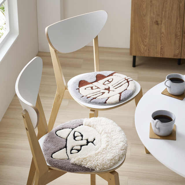 【リサ・ラーソン 冬のホームアイテム】チェアパッド(スパイキー/ソフィア)