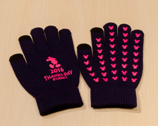 記念品のタッチ手袋|TDLサンクスデー2016