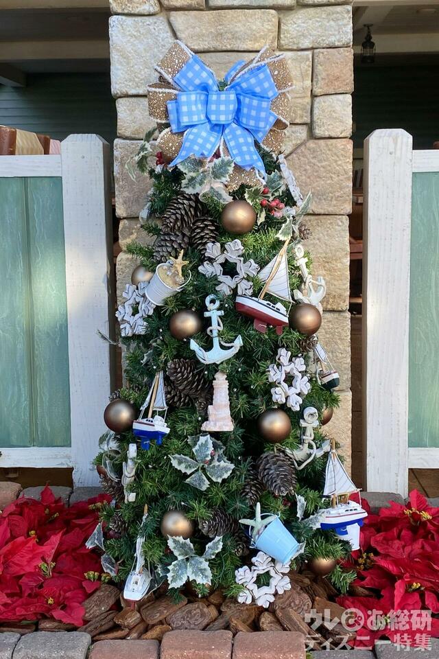 ダッフィーたちのクリスマスツリー