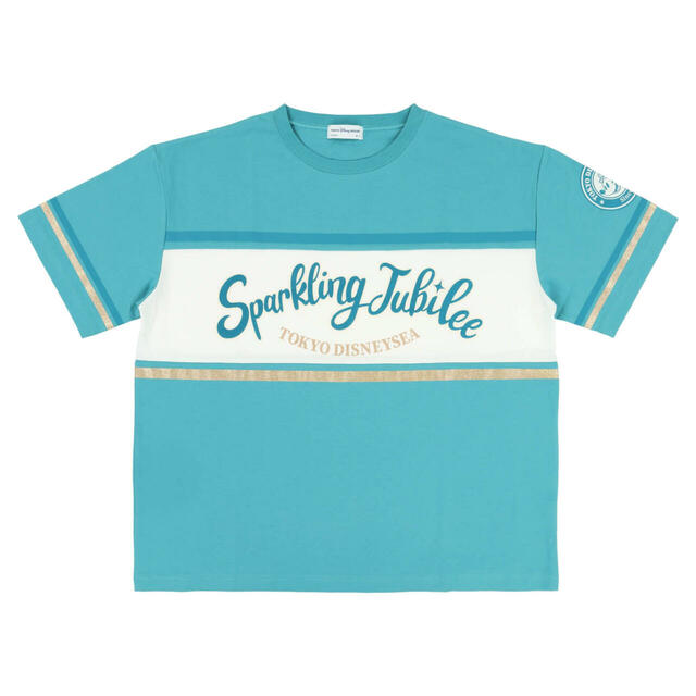 Tシャツ 4,500円｜「東京ディズニーシー25周年“スパークリング・ジュビリー”」スペシャルグッズ｜販売店舗：東京ディズニーシー「エンポーリオ」｜発売日：2026年4月8日（水）