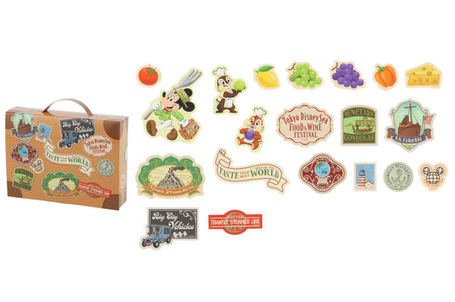 シールセット 900円｜東京ディズニーシー・フード＆ワイン・フェスティバル スペシャルグッズ｜発売日：2025年4月7日（月）