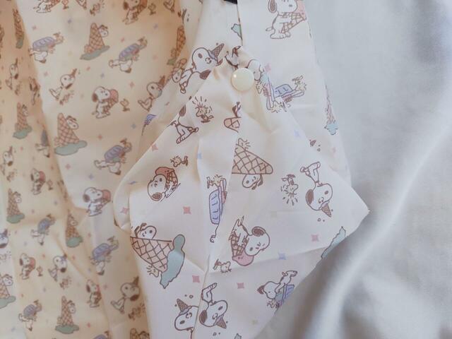 ボタンを留めた状態