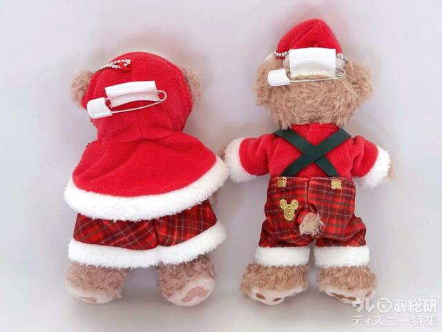 「クリスマスのグッズ」ぬいぐるみバッジ