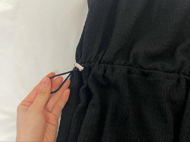 【HK WORKS LONDON ワンピース】このゴムでウエストマークも可能！