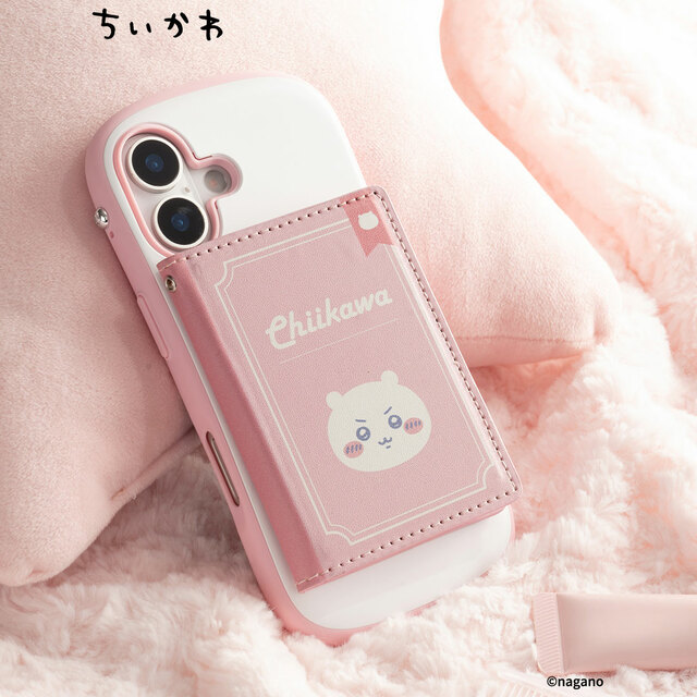 【ちいかわ BookType MagSafe対応カードウォレット】ちいかわ／本のような可愛いデザイン♪MagSafeでピタッと簡単装着