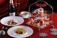 「クリスマス アフタヌーンティー スイーツ付ディナー」＜価格：コース料金に1名3,000円を追加＞【クリスマスムードたっぷりのアフタヌーンティーも楽しめる♪シェラトン都ホテル大阪の「Christmas Sweets Fair -Red-」開催】　