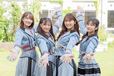 左からNMB48・小嶋花梨、上西怜、渋谷凪咲、川上千尋