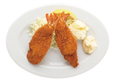 はね海老　エビフライ　750円