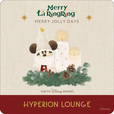ハイピリオン・ラウンジ “ディズニー・クリスマス”スペシャルドリンク Xmas2024コースター