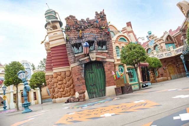 東京ディズニーランド「びしょ濡れトゥーンタウン」