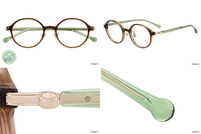 【Zoff×ちいかわ 第3弾】くりまんじゅうモデル／まるっとしたラウンド型がポイント！　税込12,200円（セットレンズ代込）