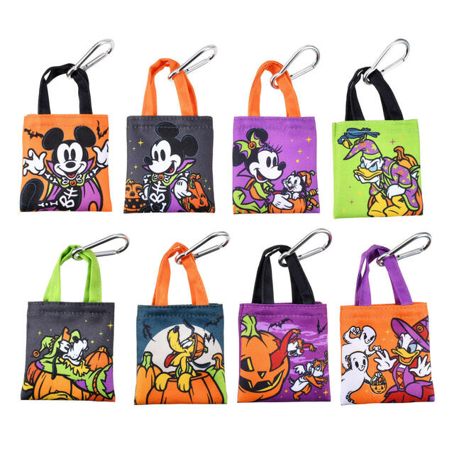 ミッキー＆フレンズ シークレットトートバッグ ミニ カラビナ付き DISNEY HALLOWEEN 900円