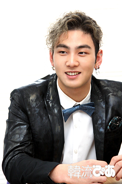 NU’EST・ベクホ＠「韓流ぴあ」取材の様子