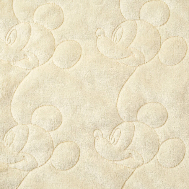 ミッキー 敷きパッド 巾着入り WARM good night's sleep