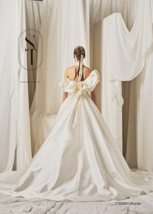 クラウディア|「ST(サチコツツイ)」新作ウェディングドレス|STB0009_Offwhite