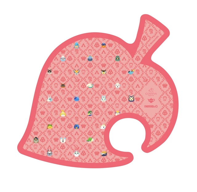 【ゴディバ meets どうぶつの森】ティーマットはブルーとピンクの2枚入り