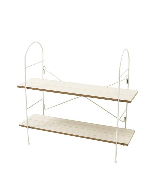 【3COINS×新生活おすすめグッズ】「ミニキッチンシェルフ」550円（税込）キッチンでの使用はもちろん、雑貨などを飾ってインテリアとして使うのもおすすめ