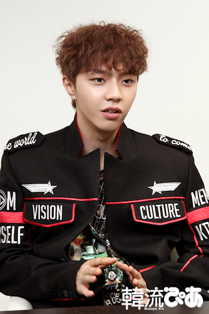 MYNAMEジュンQ＠『韓流ぴあ』取材中