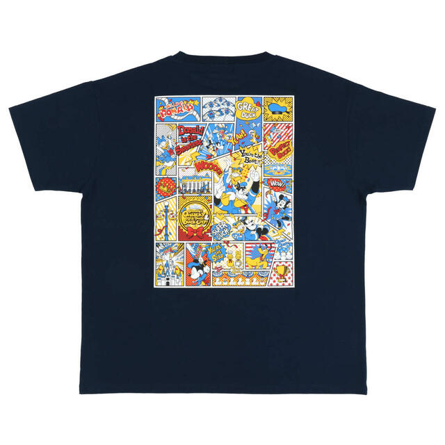 Tシャツ 4,200円｜ディズニー・パルパルーザ「ドナルドのクワッキー・ダック！ダック！ダックシティ！」スペシャルグッズ｜販売店舗：東京ディズニーランド「ディズニー＆カンパニー」｜発売日：2025年4月7日（月）