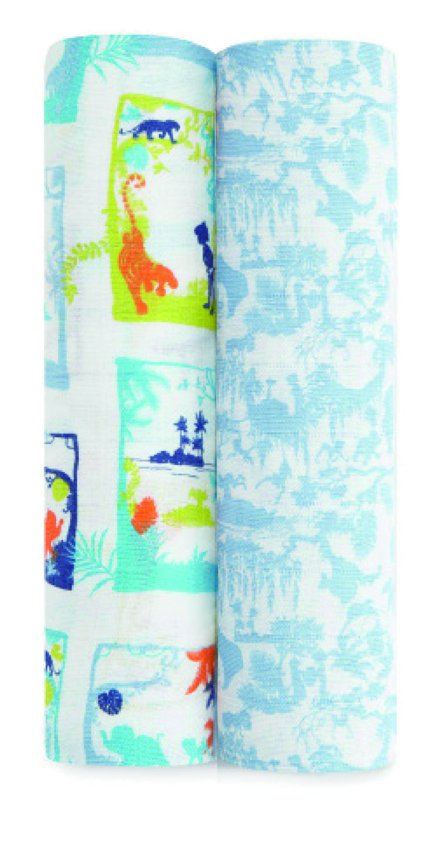 スワドル　2枚入り　（サイズ：120 X 120 cm）※箱入り　希望小売価格　4,300円 ＋税