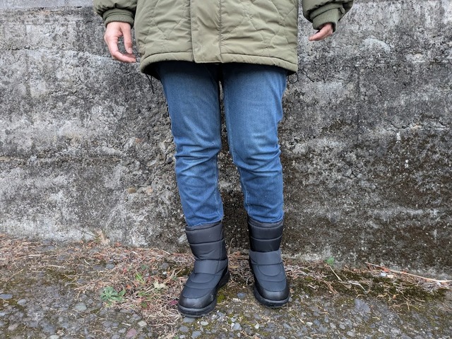 【ワークマン　防寒ブーツ ケベック】とにかく軽いので足取りが自然。「ブーツを履いている」感覚がほとんどありません
