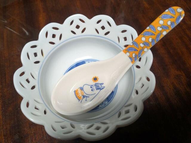 【MOOMIN付録 ムーミンと仲間たちのれんげ5本セット】ヨーグルトなどのデザートはもちろんさまざまな料理にも使えます