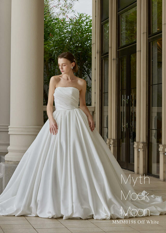 クラウディア「Myth Mock Moon（ミスモックムーン）」新作ウェディングドレス　MMM0198_Off White