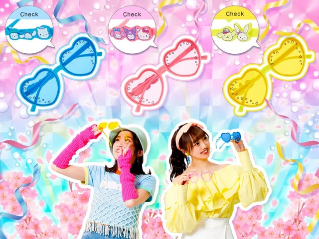 新作ショー「超FRESH SAKURA PARTY!」_盛り上げグッズのカラーサングラス