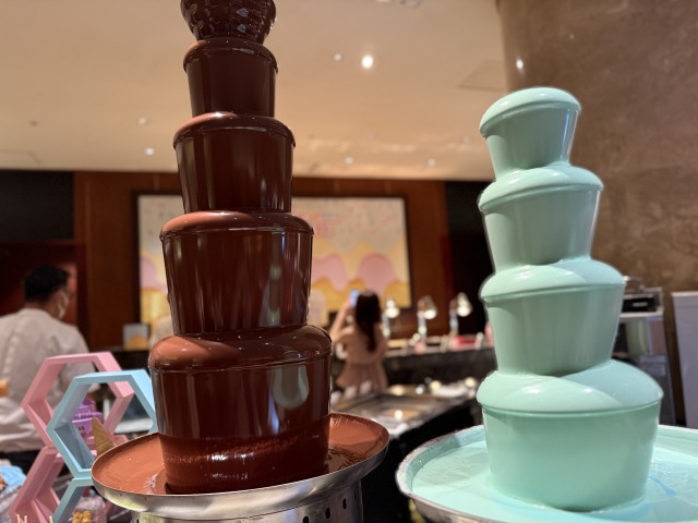 チョコレートファウンテンは2種類