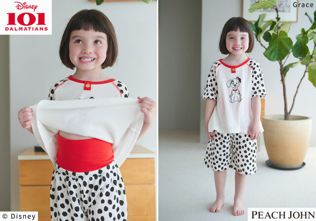 キッズHARAマキパジャマ 3,980円|ピーチ・ジョン『101匹わんちゃん』コレクション