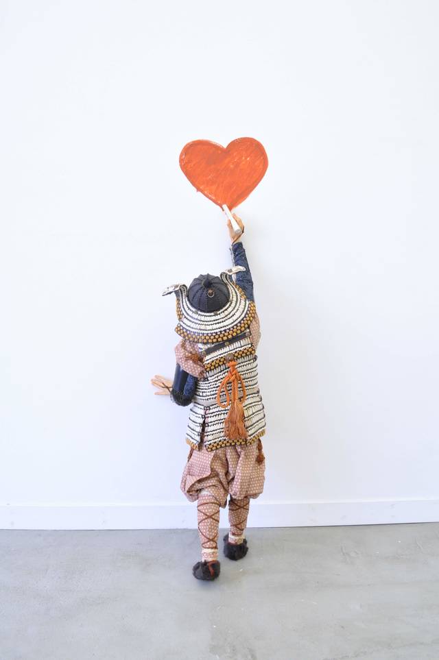 「Clumsy heart」 技法：ミクストメディア 2018年