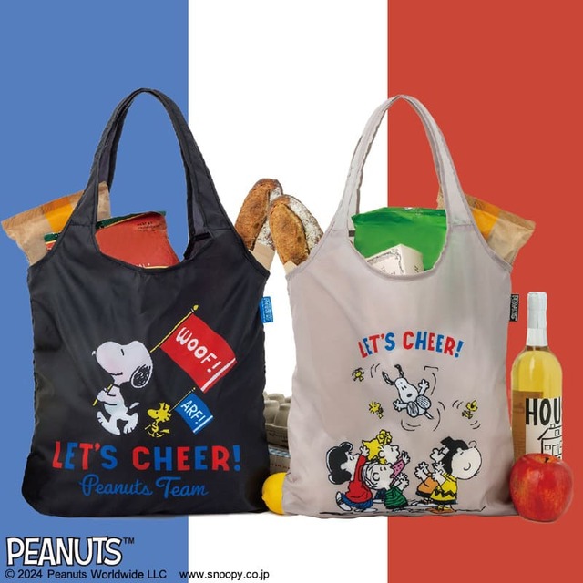 『『SNOOPY CHEER ECOBAG BOOK』はブラックとグレーの2色同時発売