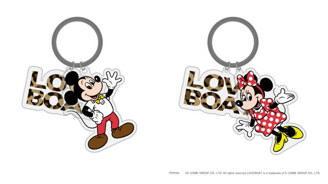 LOVEBOAT / Mickey&Minnie / Keyring ¥2,090