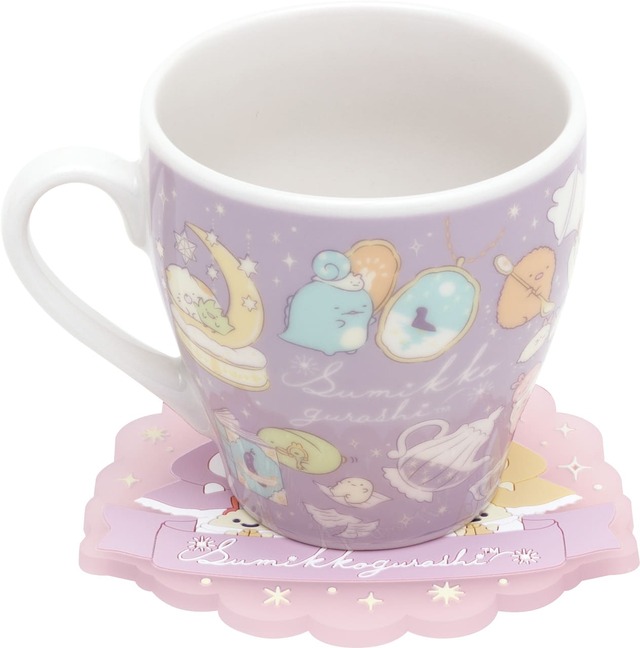 【すみっコぐらし】コースターとマグカップの使用イメージ