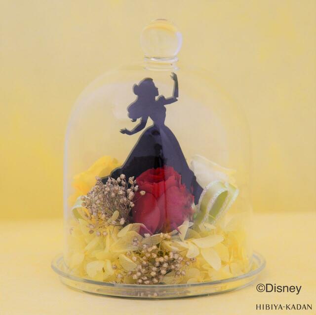 日比谷花壇「ディズニープリンセス プリザーブドフラワー」6,800円