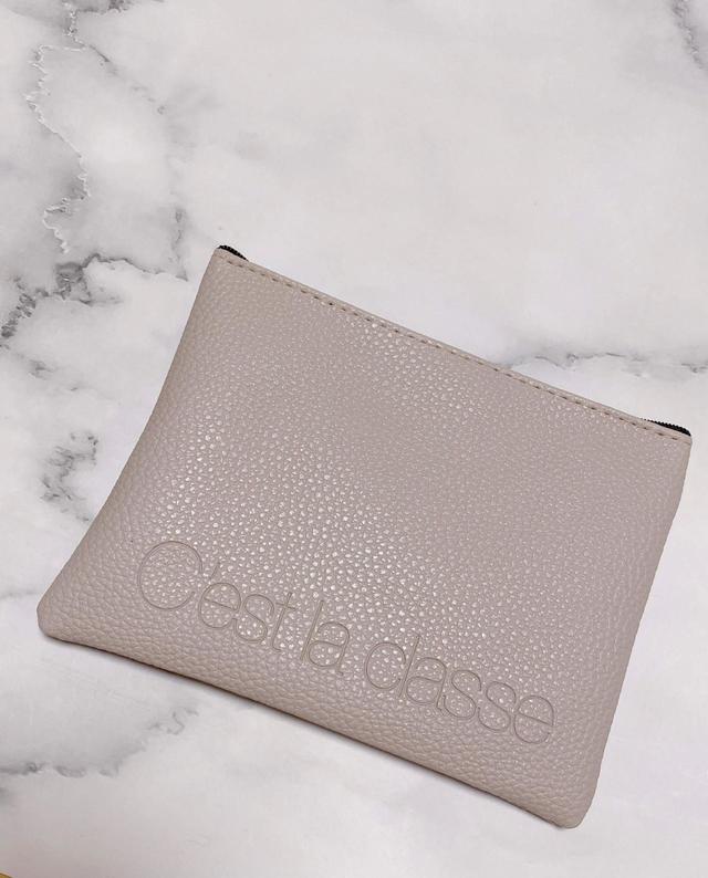 【キャンドゥ（キャンドゥ）×LOVEHOME】フェイクレザーポーチSサイズ・Mサイズ