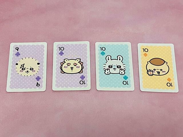 【ちいかわ　ひゃくめんそうトランプ】ラッコやくりまんじゅう、モモンガ、シーサーもいます♡