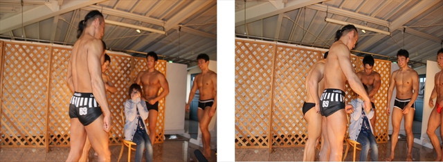 「マッチョ大運動会」優勝チームへのご褒美は「肉の壁」。マッチョたちが集まってきて……