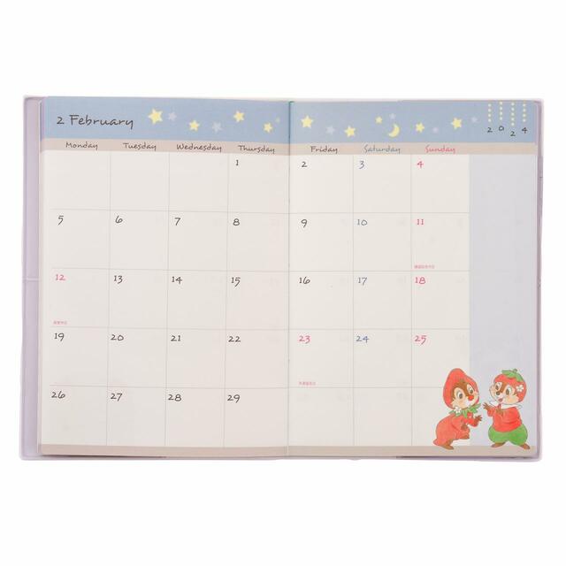チップ＆デール 手帳・スケジュール帳 Calendar＆Organizer 2024 1,430円