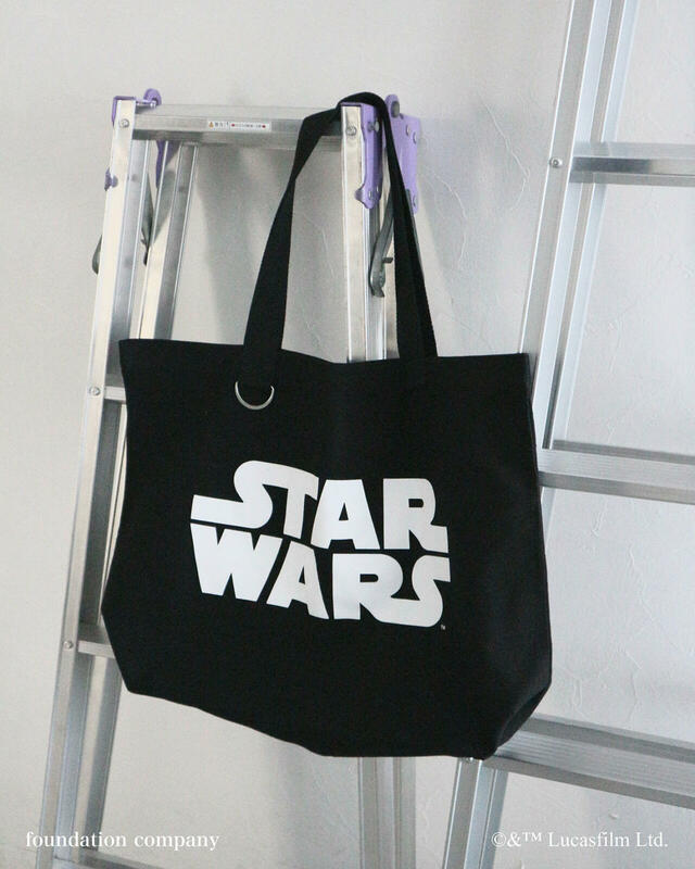 【STAR WARS】キャンバストートバッグ  価格：4,400円（税込）  カラー展開： ブラック09  サイズ：FREE