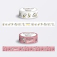 【PEANUTS with Hokusai】マスキングテープ(全2種)　各605円／使いやすい15mm幅のマスキングテープ
