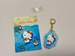 【サンリオキャラクターズ ぷかぷかアクリルキーホルダー】商品内容：キーホルダー1個＋台紙1枚＋チューインガム1粒